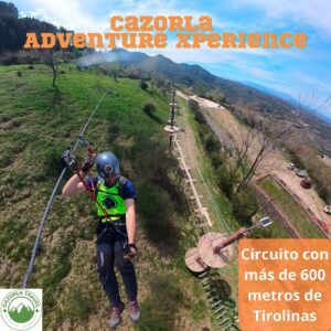 Viaje fin de curso circuito tirolinas Cazorla