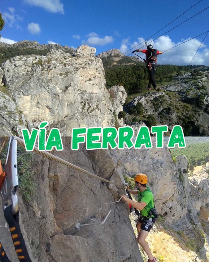 Vía ferrata en Cazorla, La Mocha