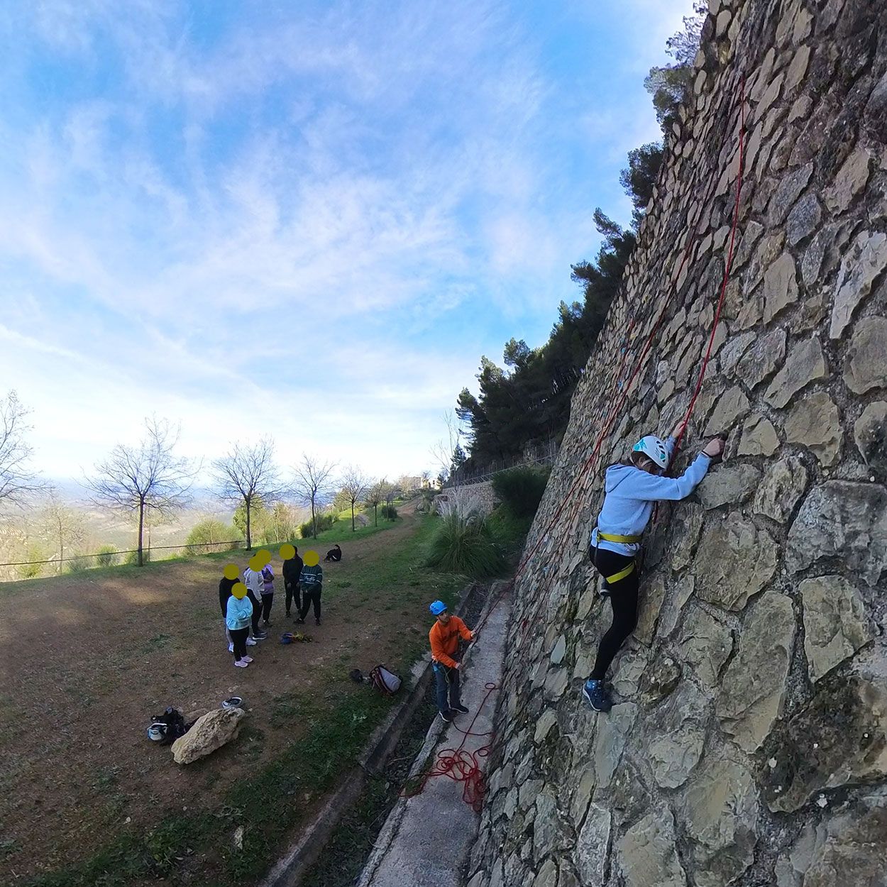 Circuito multiaventura de tirolinas en Cazorla